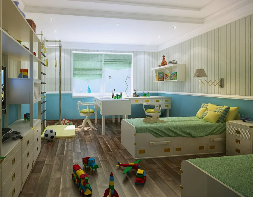 Правильное по Фэн Шуй расположение детской кровати