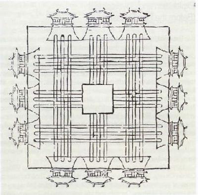 Схема города Ван Чэн