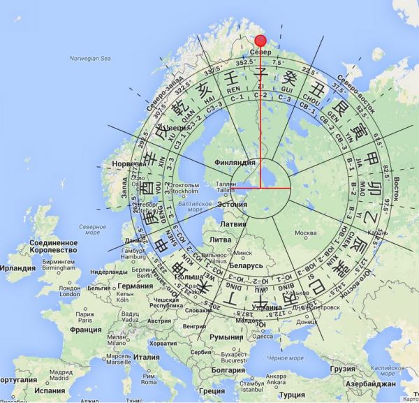 Направления для путешествий 2015 по Фэн Шуй